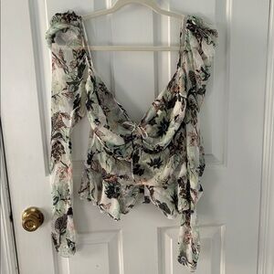 DVF Silk Blouse XS/S